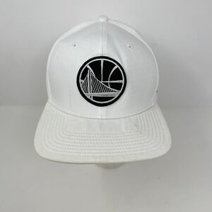 Golden State Warriors Jumpman SnapBack Hat Cap White‎ Adjustable Embroidered